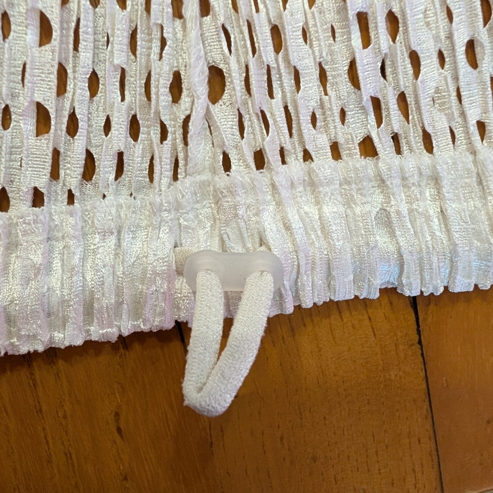 Issey Miyake Pleats Please White Zip Up Top / Jacket - Picture 9 of 10